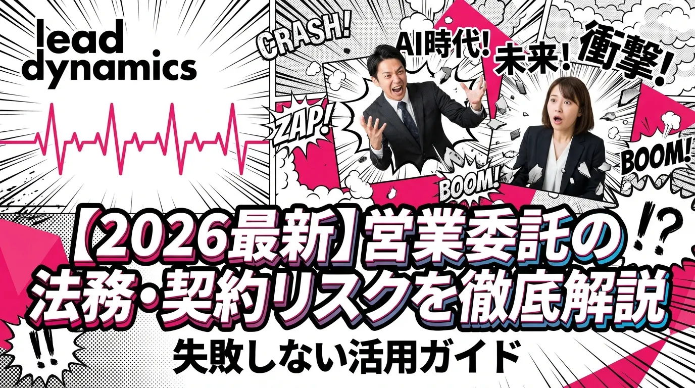 【2026最新】営業委託の法務・契約リスクを徹底解説