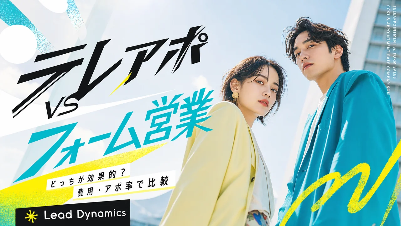 テレアポとフォーム営業の比較 キービジュアル