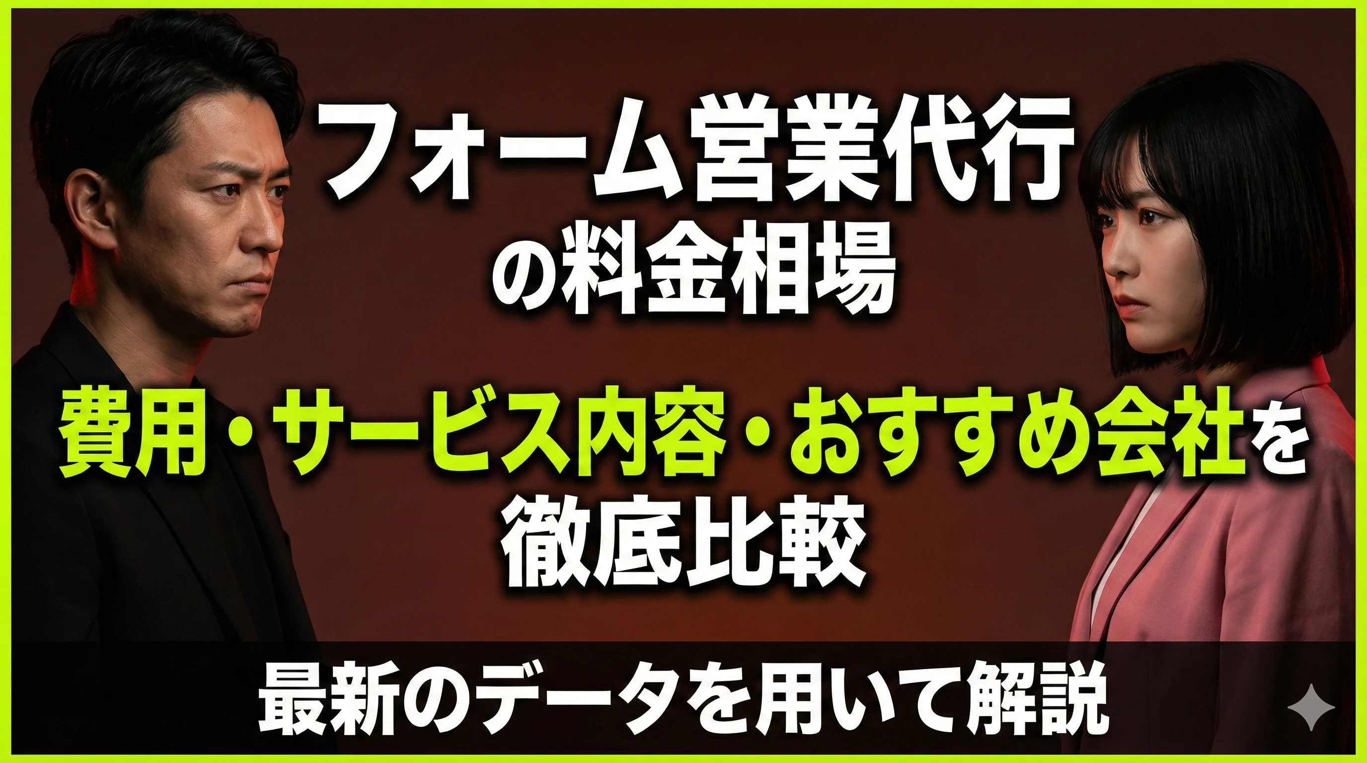 フォーム営業代行 料金相場 キービジュアル